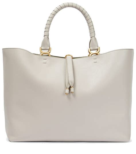 chloe leather tote|chloe marcie leather tote.